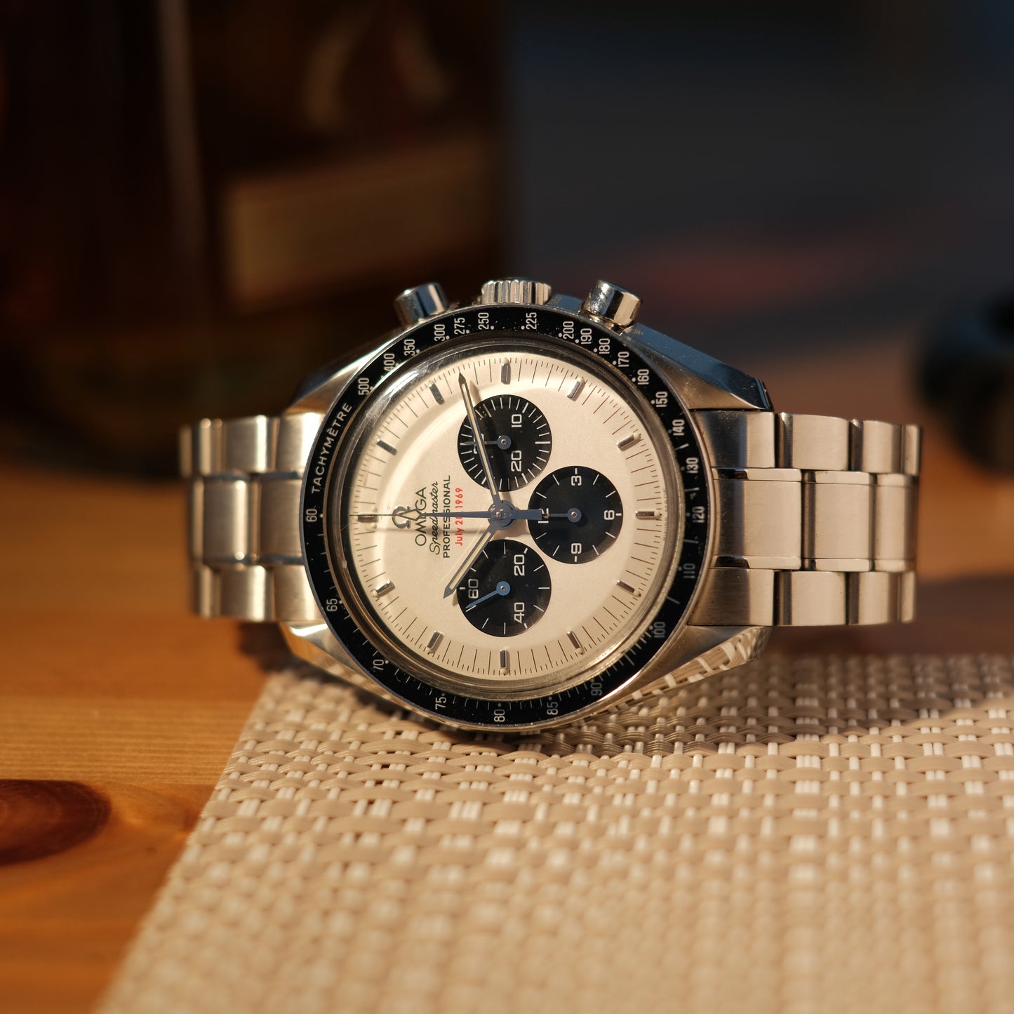 2006 Speedmaster Professional Apollo XI 35th Anniversary Panda, Box & Papers.