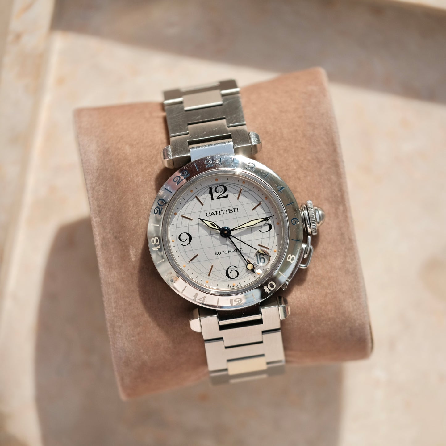 1990’s Pasha C GMT Ref 2377, Pumpkin Patina dial!