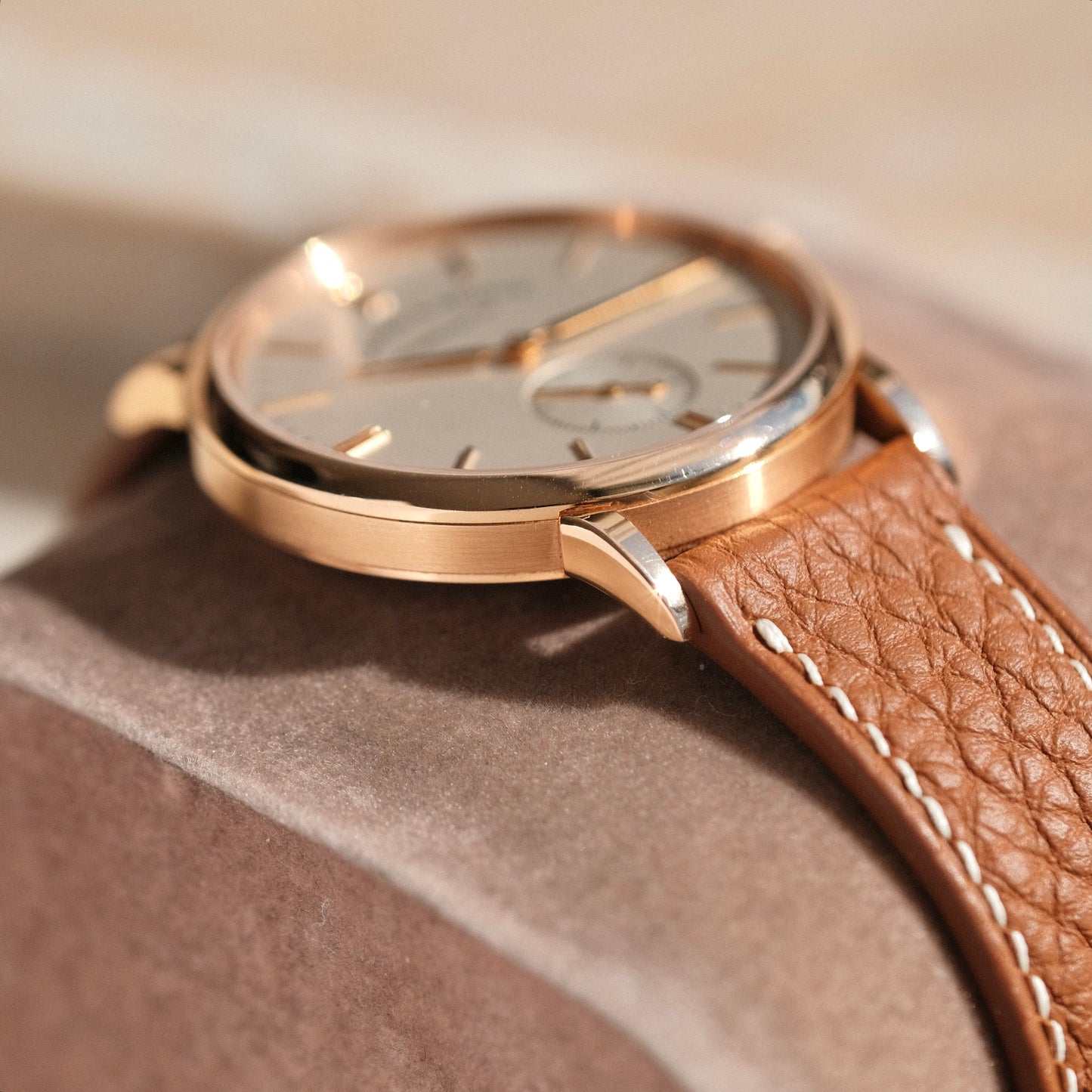 2018 Saxonia 35mm 18k Rose Gold, Box & Papers.