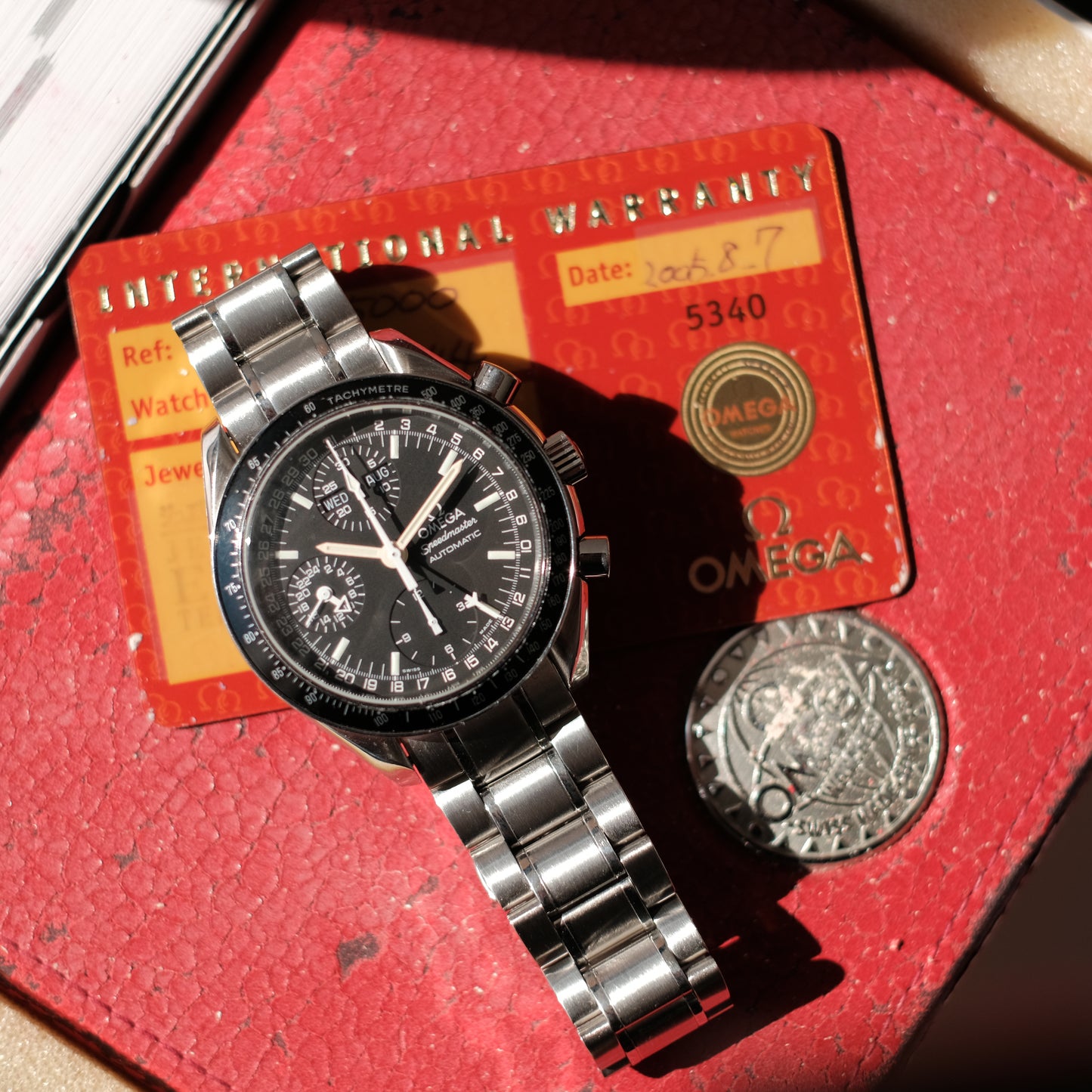 2005 Speedmaster Mk40 Triple-Date Ref 3520.50, Box & Papers.