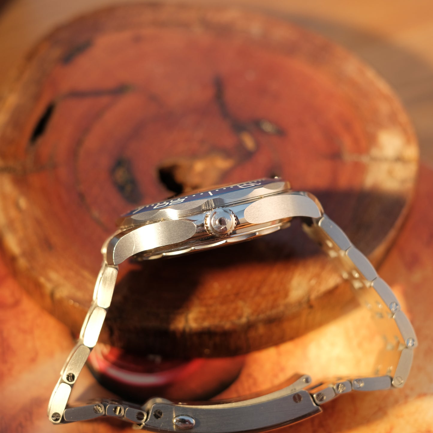 2019 Seamaster Professional Ceramic Blue on Bracelet, Box & Papers.