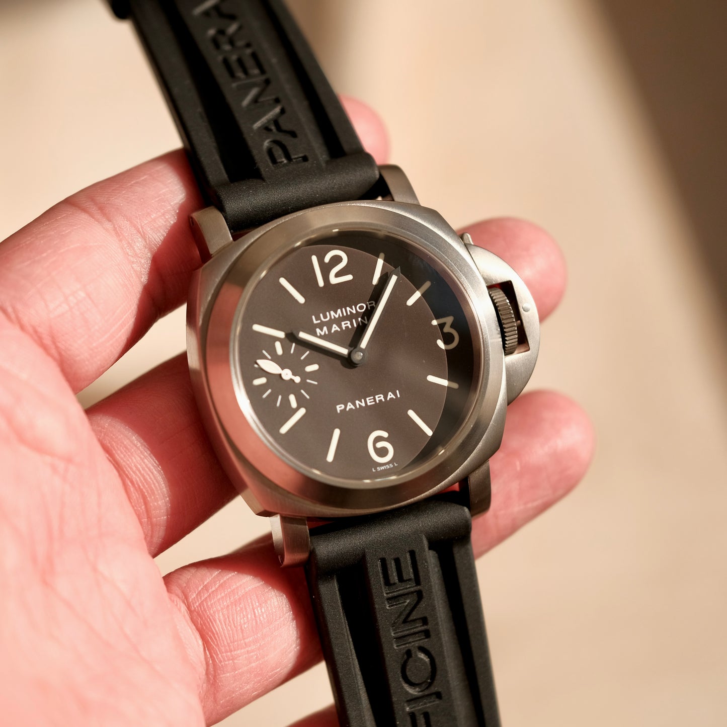 2003 Luminor Marina Tobacco Dial PAM00061C, Rare & Full Set!