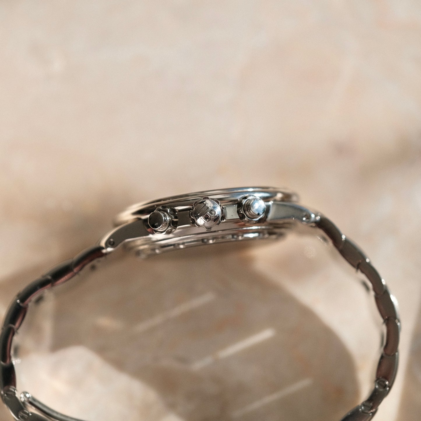 Leman Chronograph Ref 2185 , Frédéric Piguet Movement, with Travel Case.