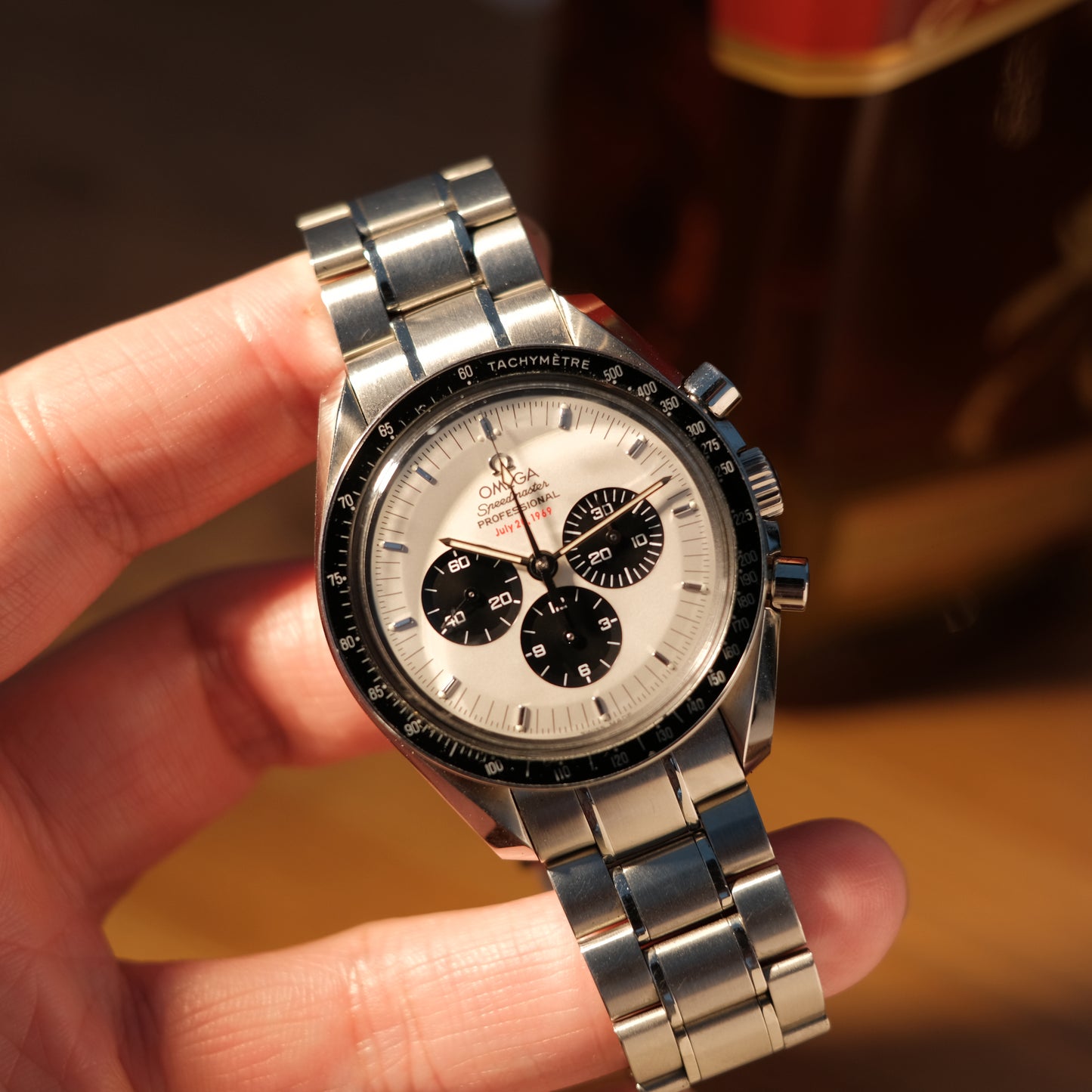 2006 Speedmaster Professional Apollo XI 35th Anniversary Panda, Box & Papers.