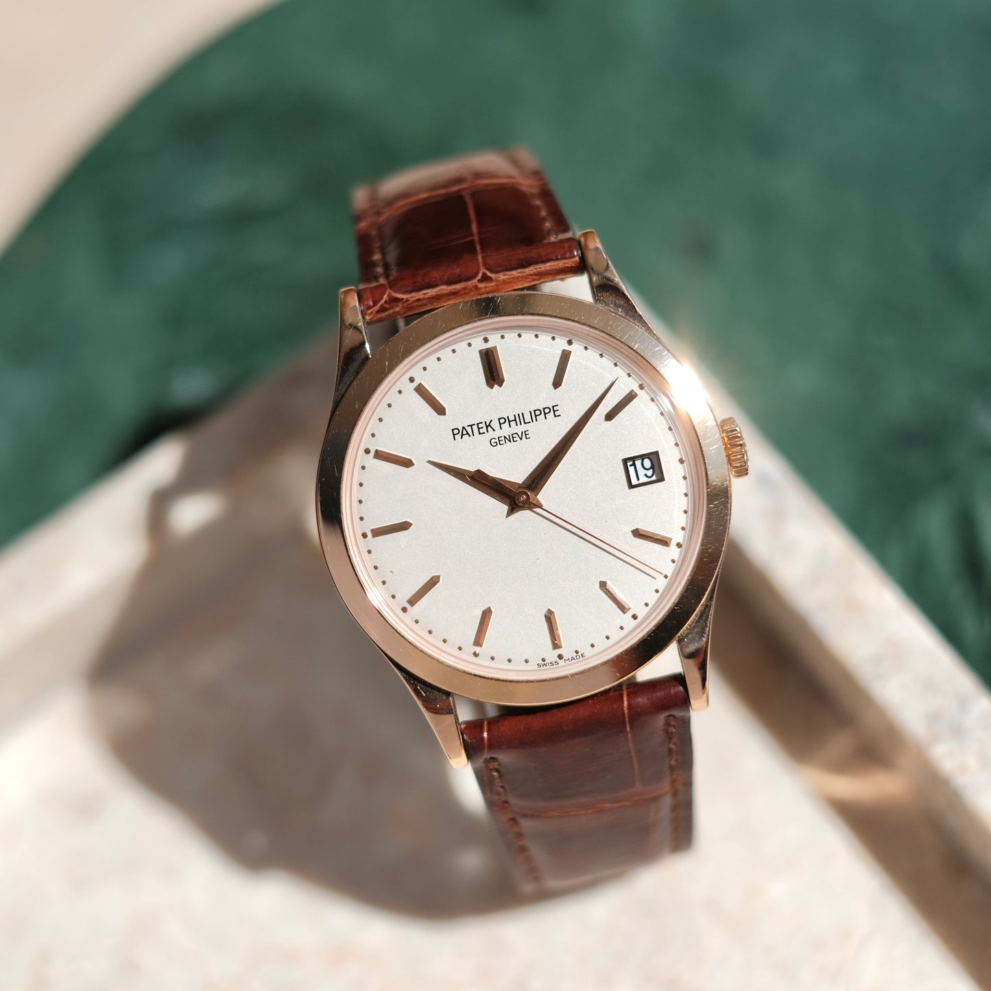 2008 Calatrava 5296R Rose Gold, Box & Papers