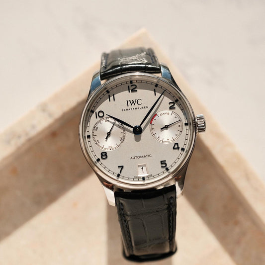 Portugieser 7 Days Silver Automatic, IW500705 Full Set