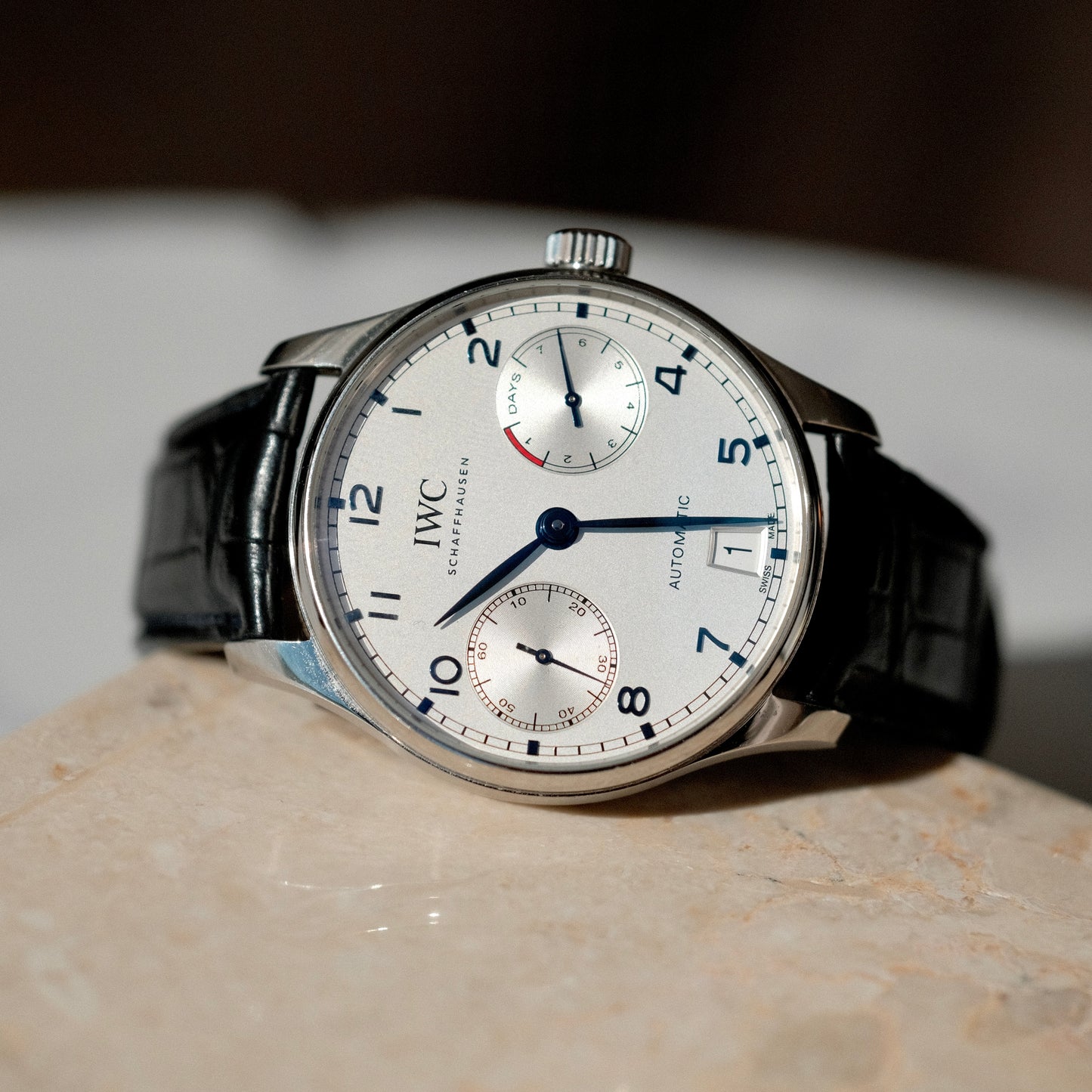 Portugieser 7 Days Silver Automatic, IW500705 Full Set