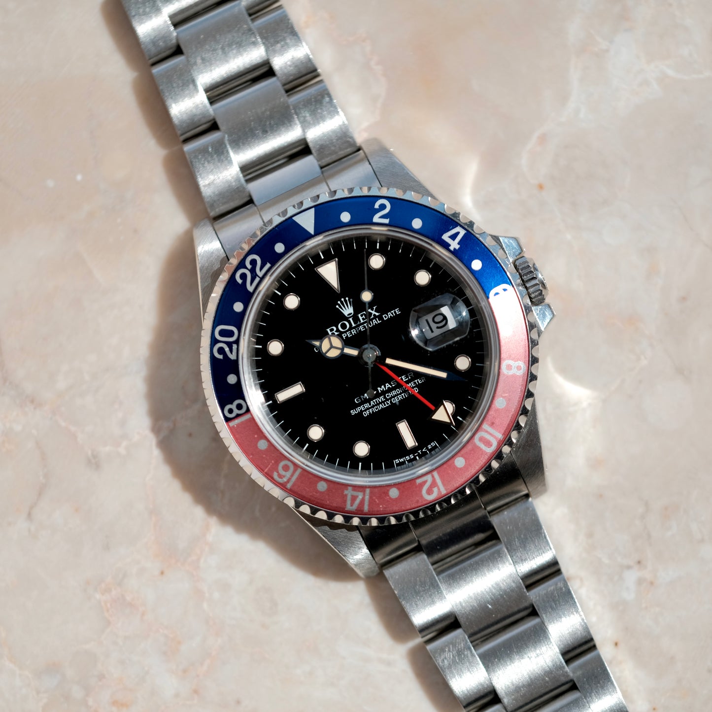 1995 Gmt-Master 16700 Pink Flamingo Creamy Patina, Watch Only.