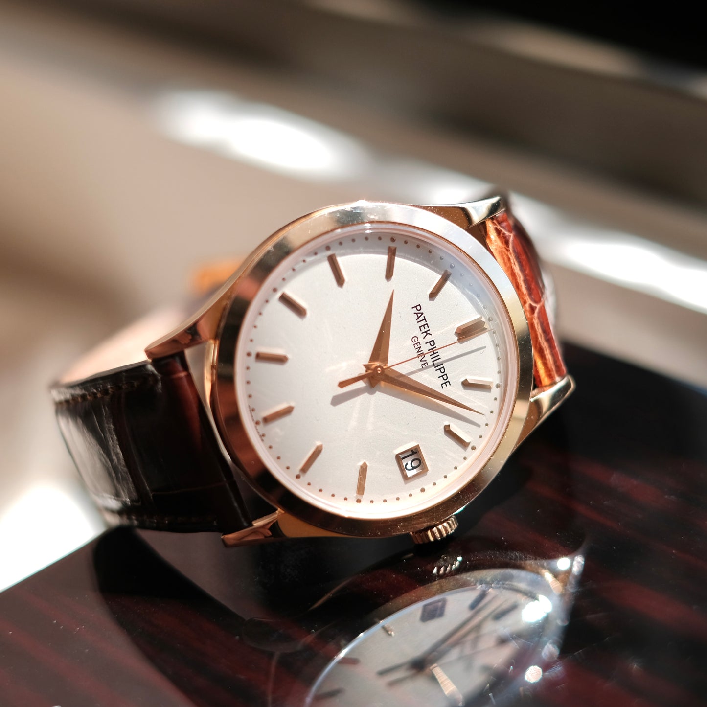 2008 Calatrava 5296R Rose Gold, Box & Papers