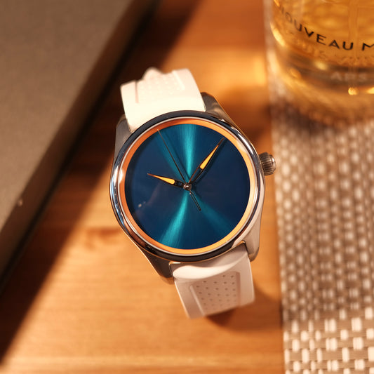 2025 Pioneer Concept ‘Spiced Aqua’ Center Seconds, Ref 3201-1202, Box & Papers.