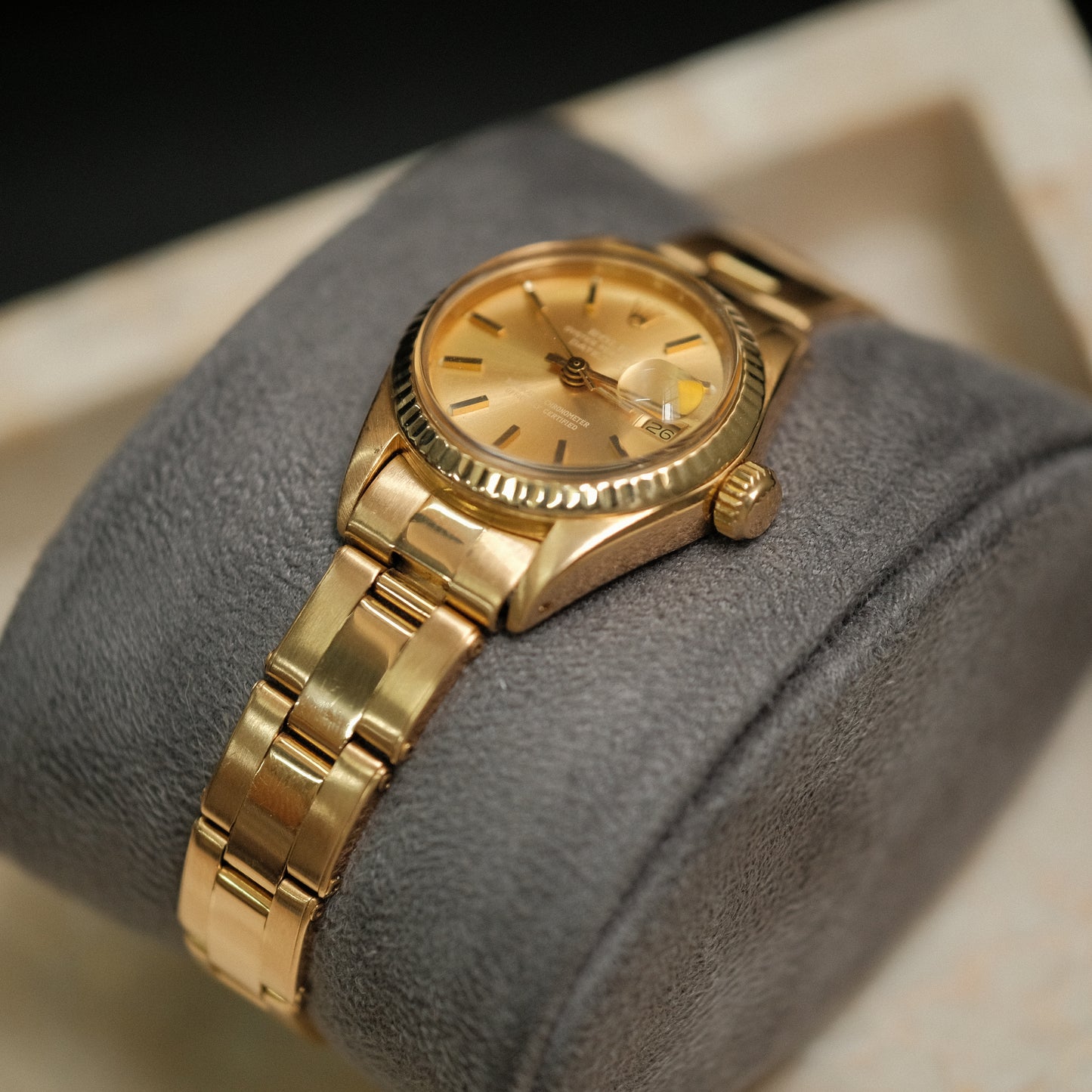1978 Lady Datejust 6917/8 18k Yellow Gold ‘Ghost’ champagne dial.