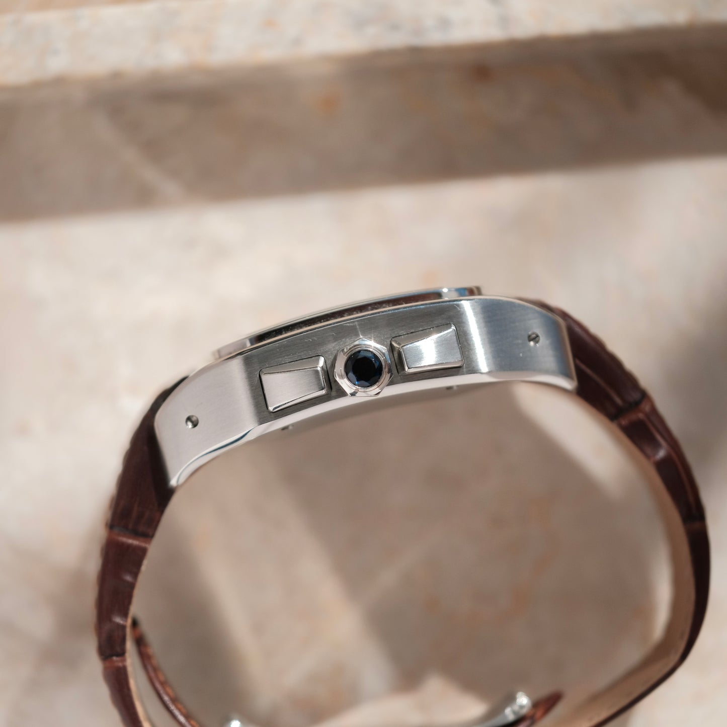 2006 Santos 100 XL chronograph ref 2740, Box & Papers.