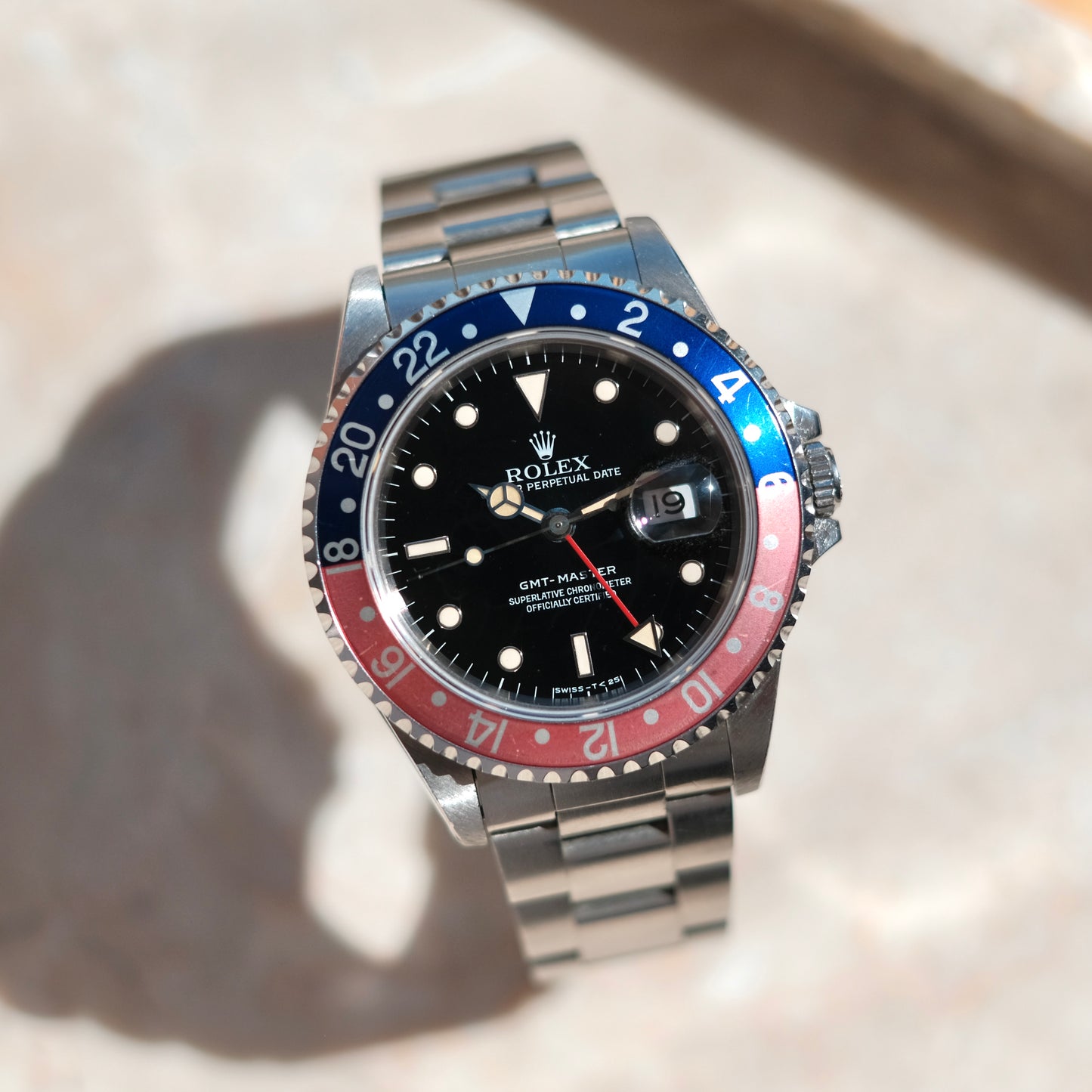 1995 Gmt-Master 16700 Pink Flamingo Creamy Patina, Watch Only.