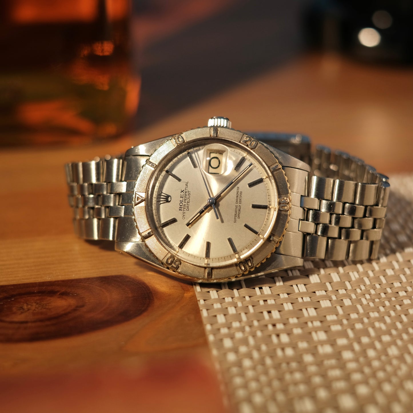 1962 Datejust 36 Thunderbird/ Turn-o-Graph 18k White Gold & Steel, Watch only