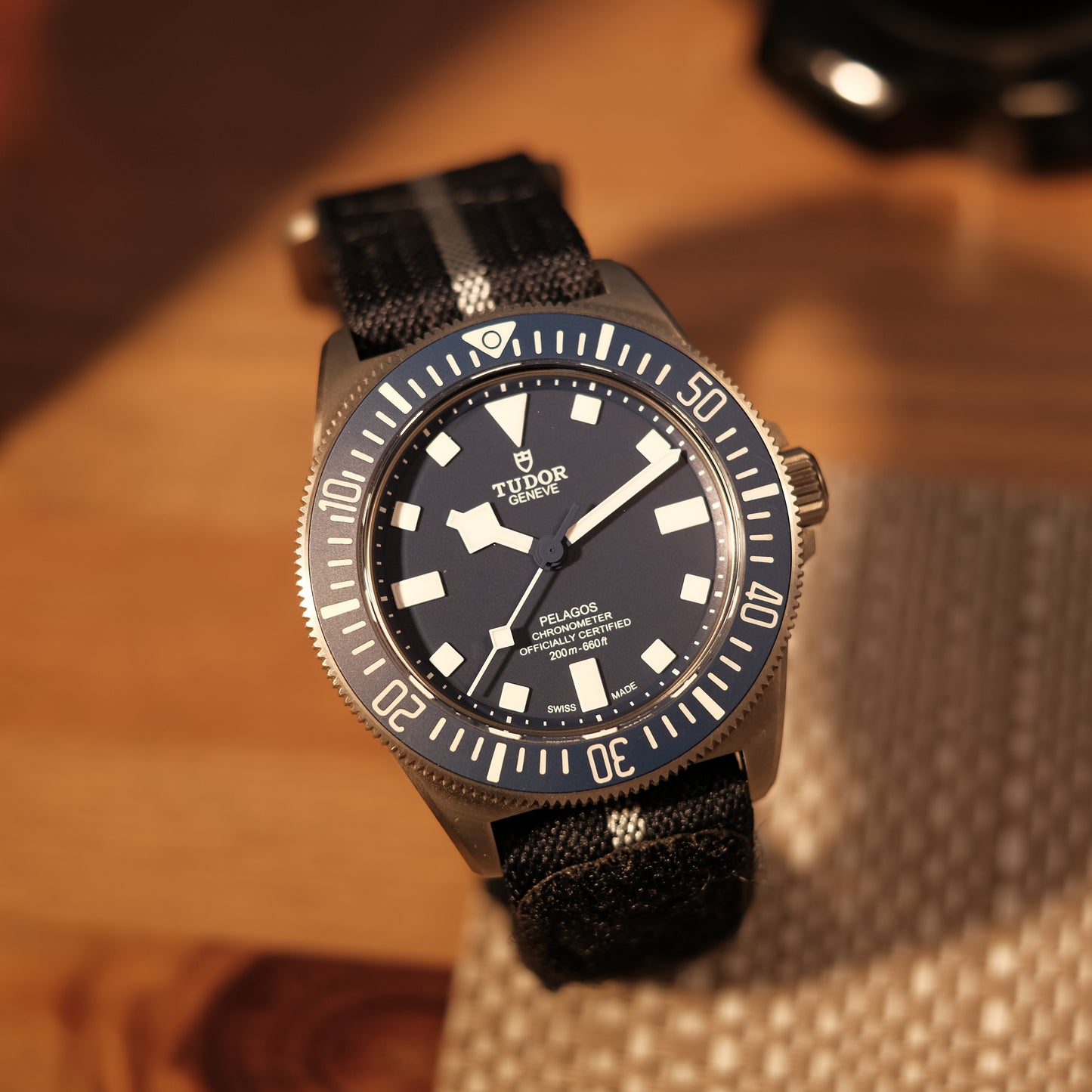 2023 Pelagos FXD Marine Nationale Blue Ref 25707B/23, Box & Papers.