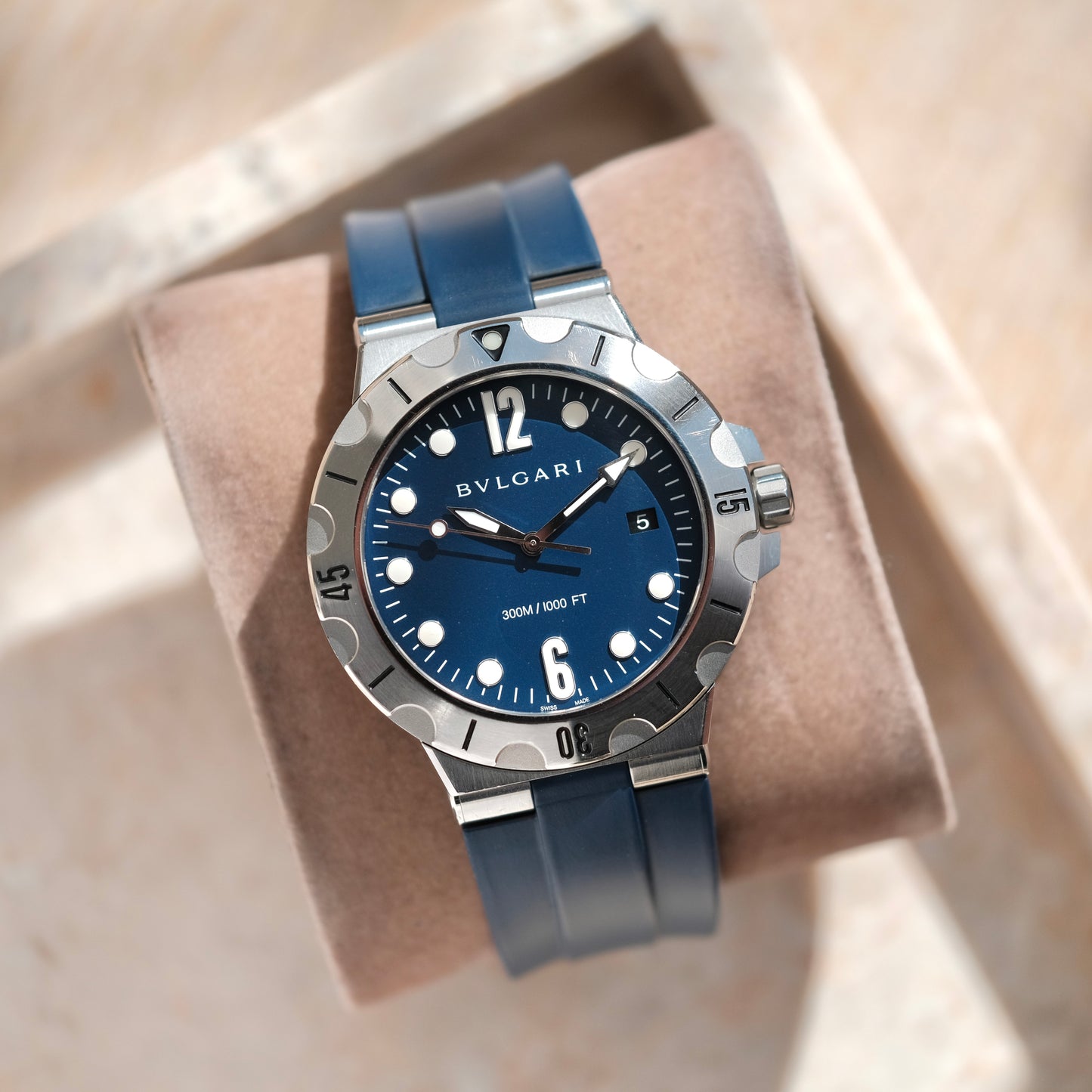 2018 Diagono Scuba Blue, Ref DP 41 S SD - Box & Papers.