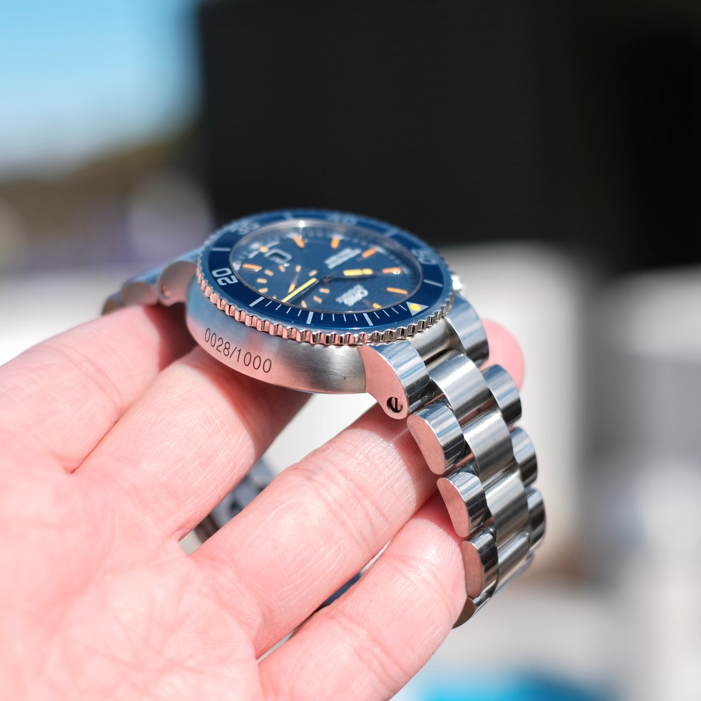 2010 7609 Diver Great Barrier Reef Limited 1000 pieces, Box & Papers.