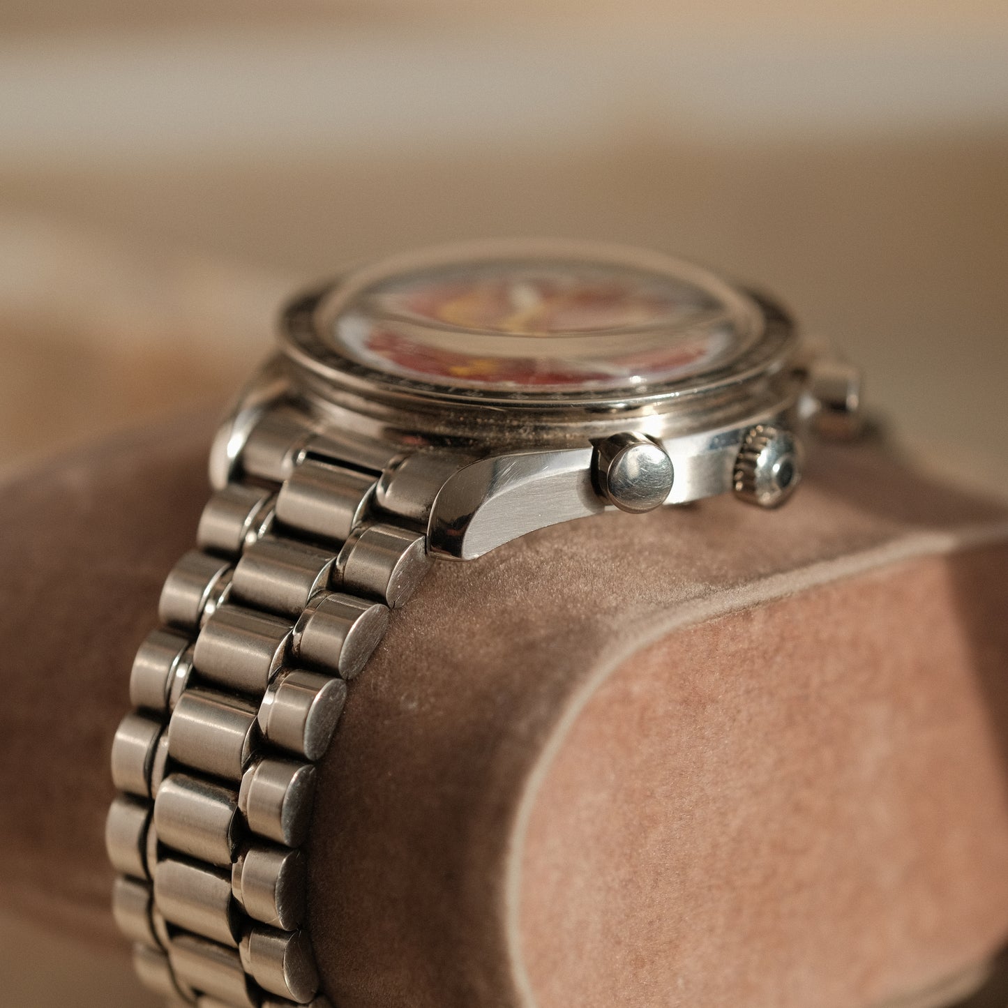 Speedmaster Reduced Michael Schumacher Red 3810.61.41, Full Set w/ Rare Tyre Box!