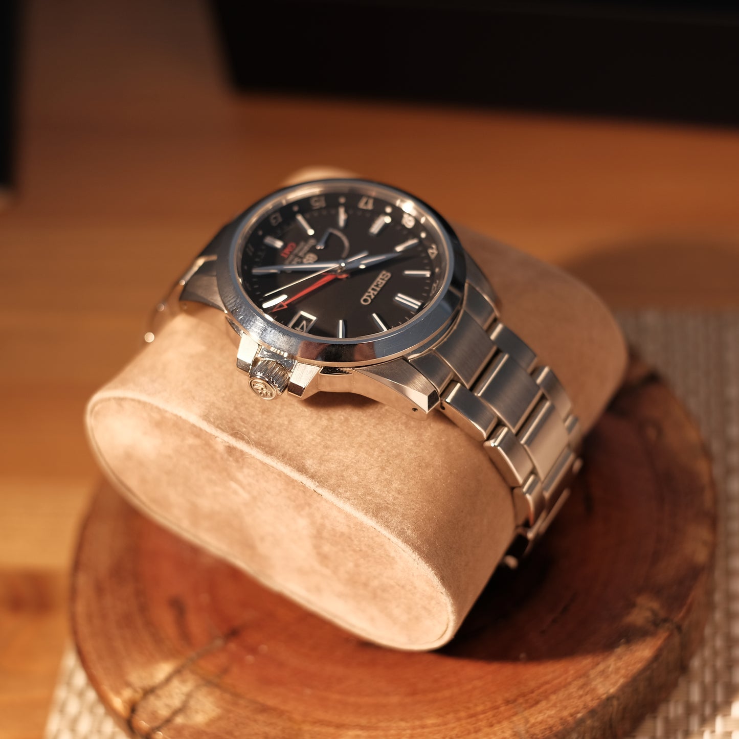 2017 Spring Drive Gmt Ref SBGE013, Box & Papers.