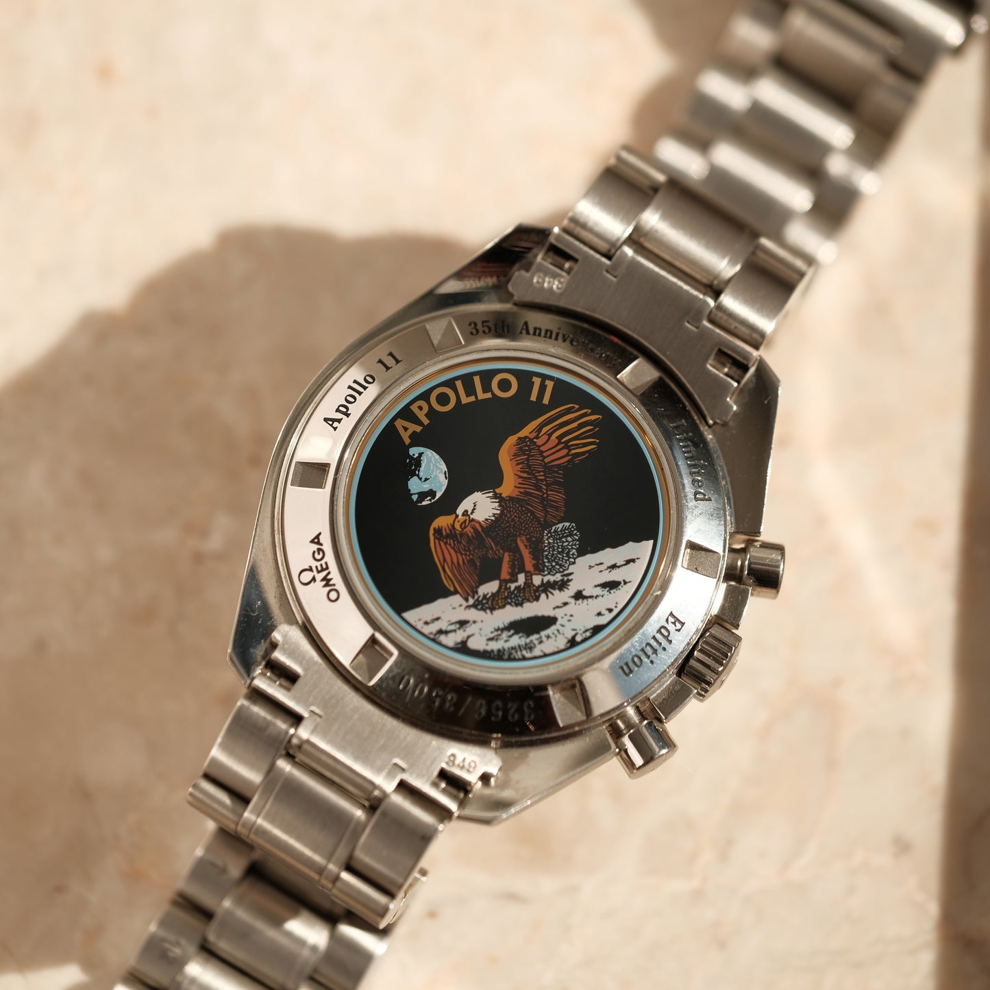 Speedmaster Moonwatch Apollo XI 35th Anniversary Panda, Full set & Unpolished!