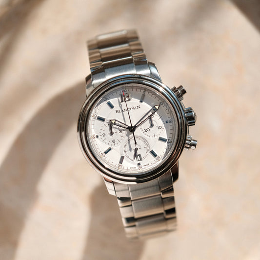 Leman Chronograph Ref 2185 , Frédéric Piguet Movement, with Travel Case.