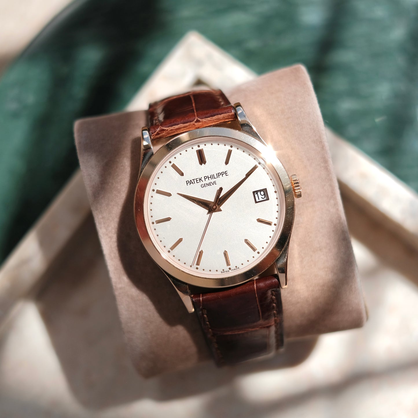 2008 Calatrava 5296R Rose Gold, Box & Papers