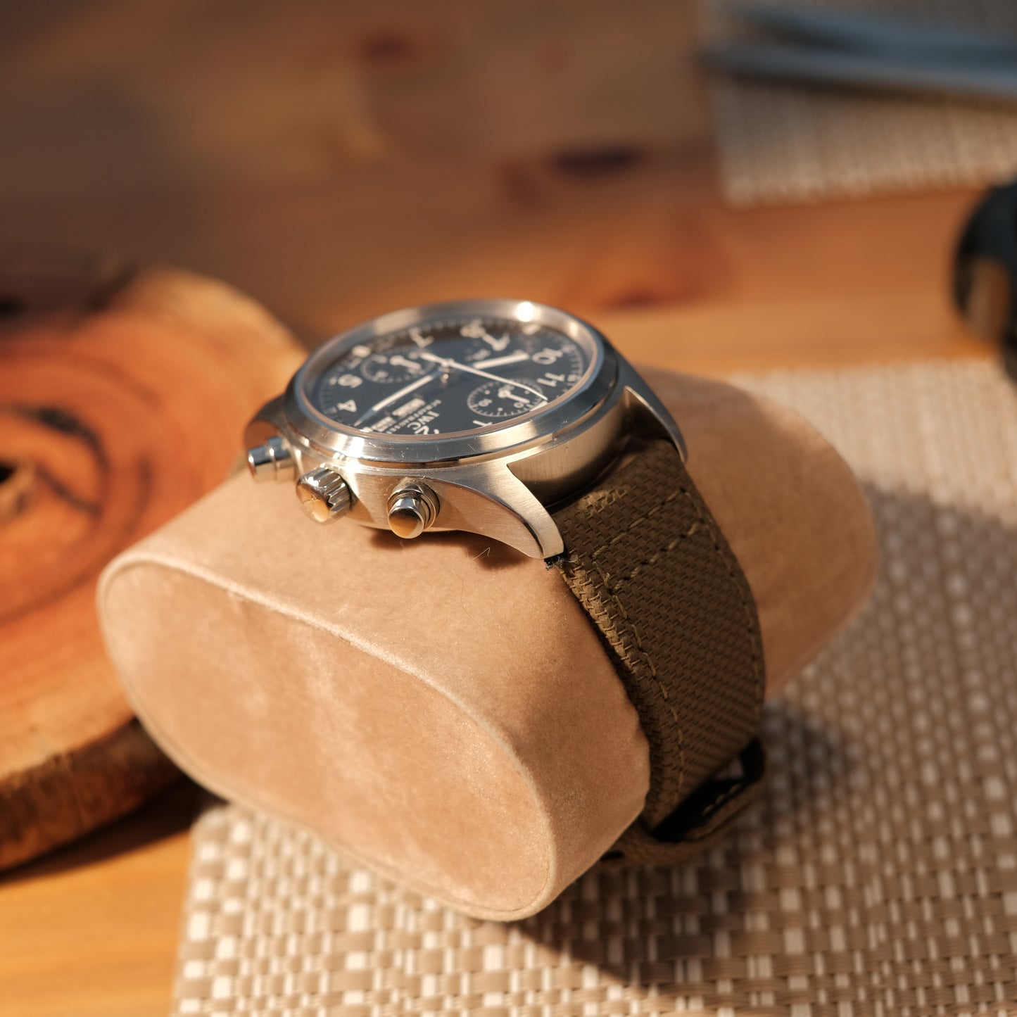 Circa 2000's Pilot’s FliegerChronograph 3706 Italian Market, ref IW370602 with Box.