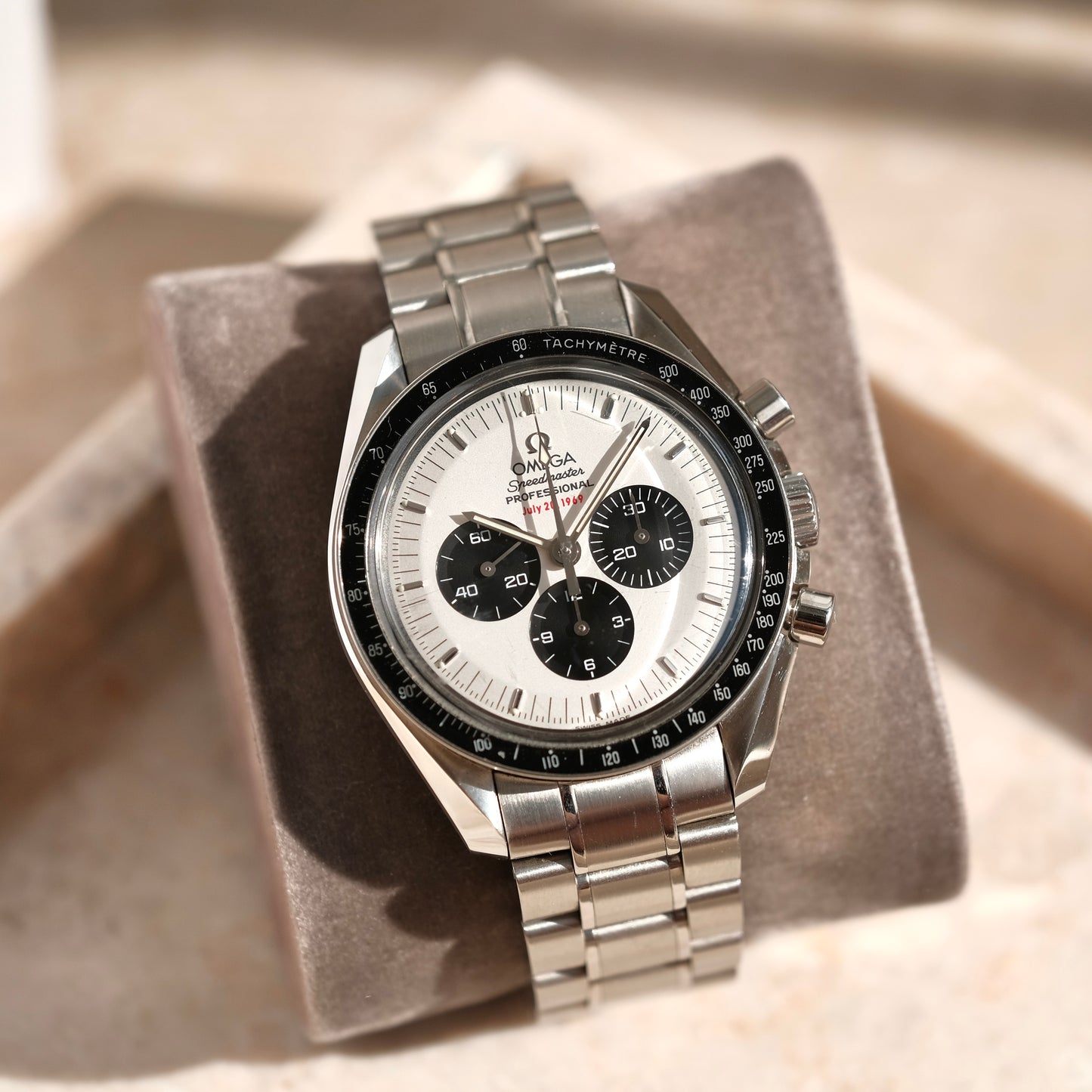 Speedmaster Moonwatch Apollo XI 35th Anniversary Panda, Full set & Unpolished!