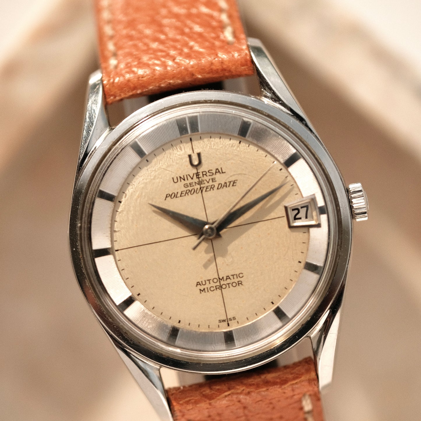 c1959-62’ Polerouter Micro-rotor Cream Dial 204610-3