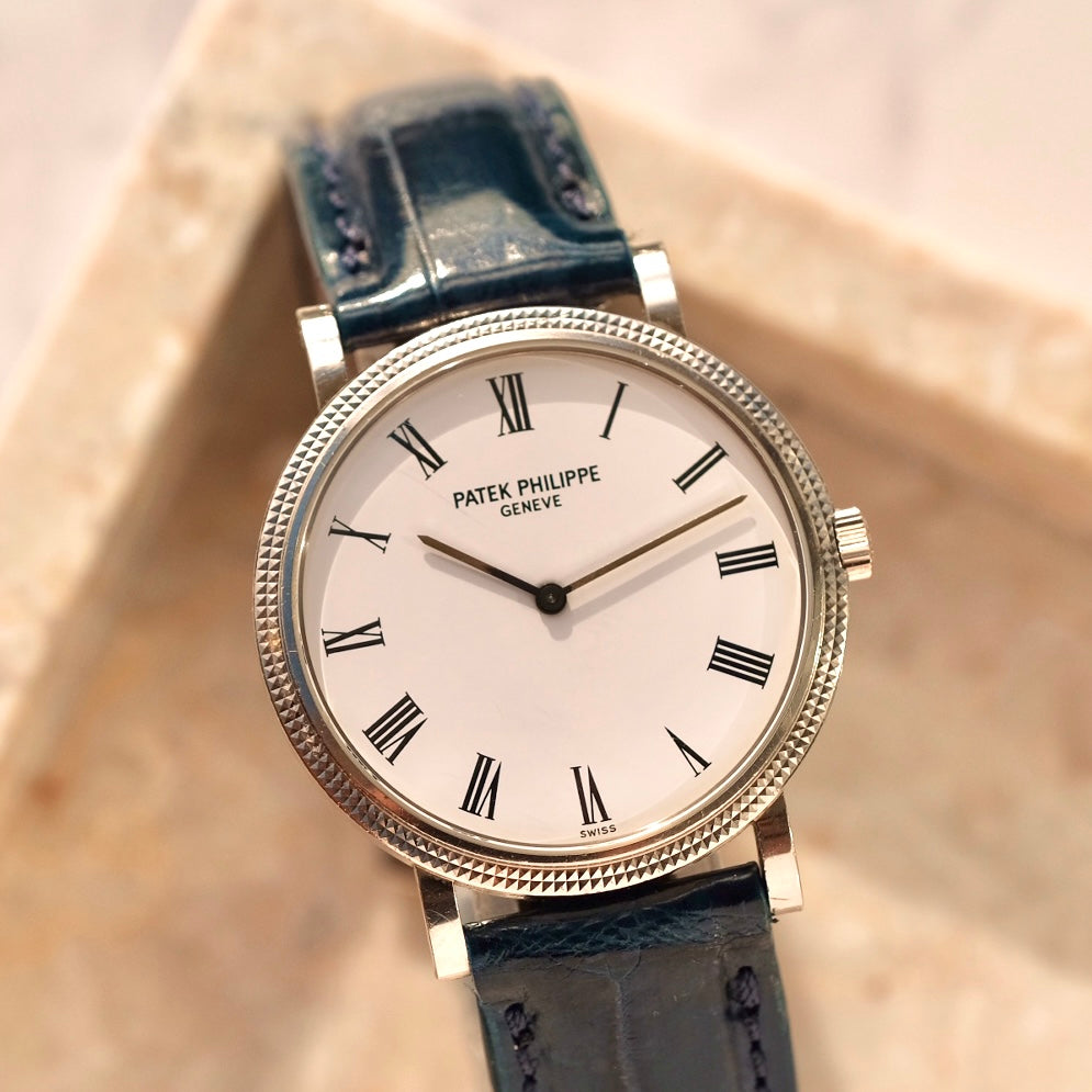 Calatrava Micro-Rotor 18k White Gold 5120G