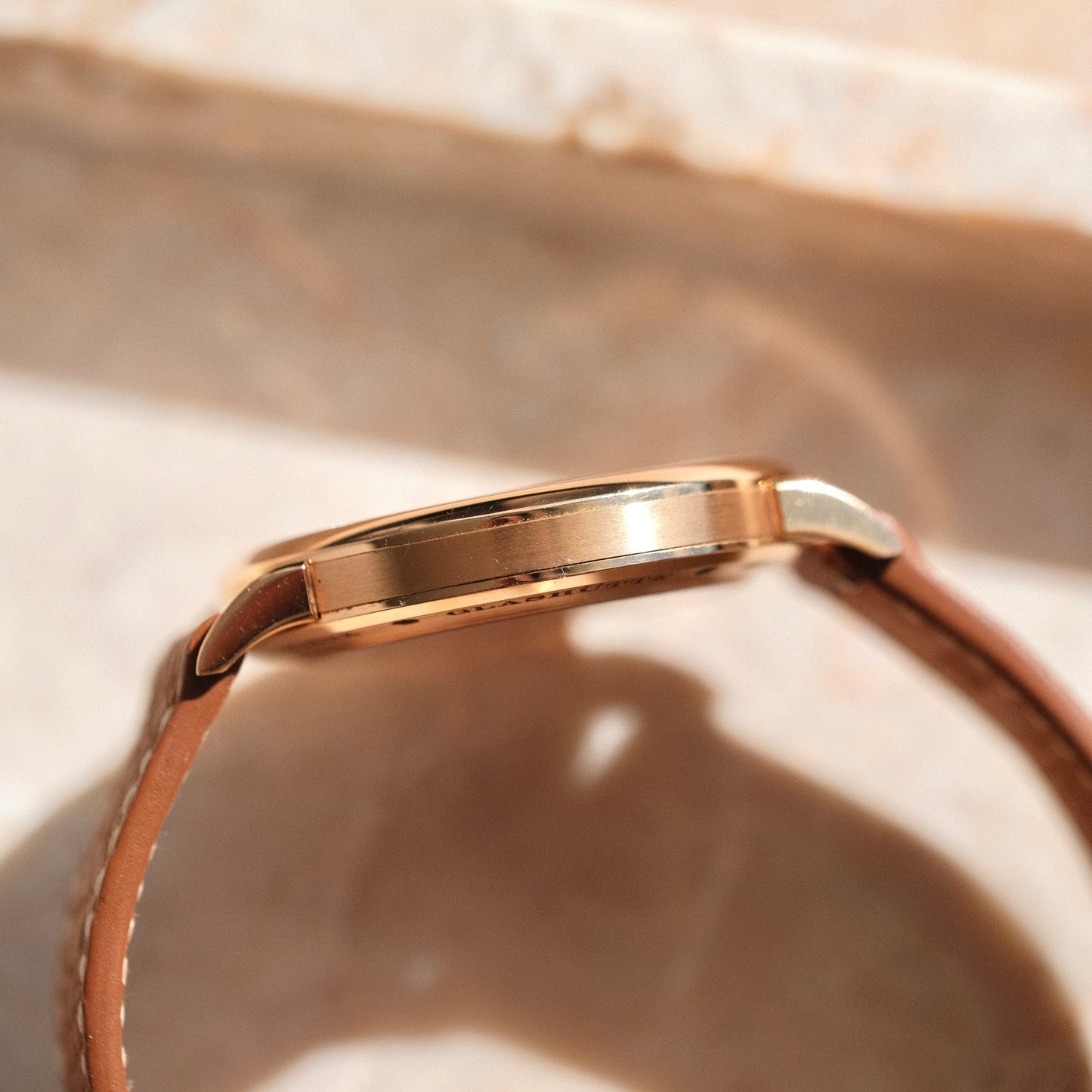 2018 Saxonia 35mm 18k Rose Gold, Box & Papers.