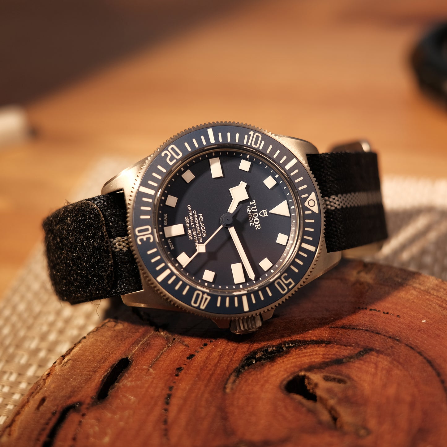2023 Pelagos FXD Marine Nationale Blue Ref 25707B/23, Box & Papers.