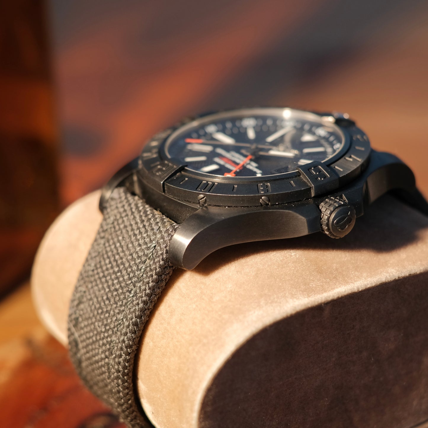 2017 Avenger II GMT Black Steel Volcano Black, Box & Papers.