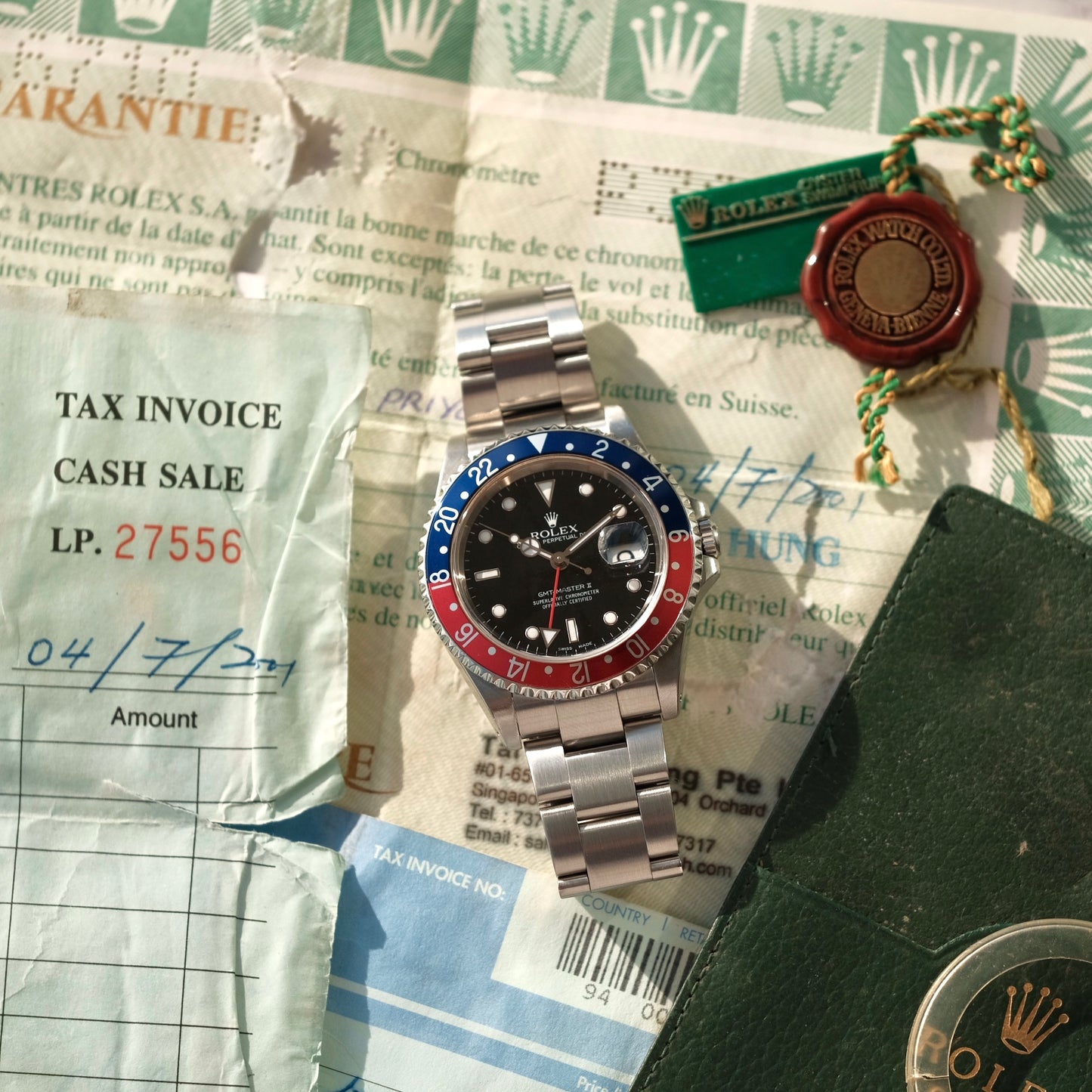 Gmt-Master II ‘Pepsi’ 16710 Full set