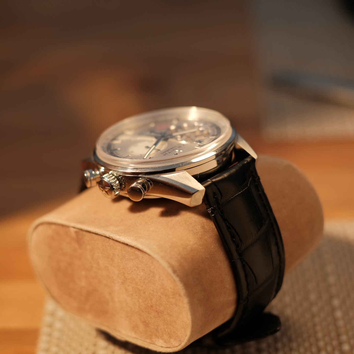 2019 El Primero Chronomaster Open Heart Power Reserve Silver Dial, Ref 03.2080.4021 with Papers.