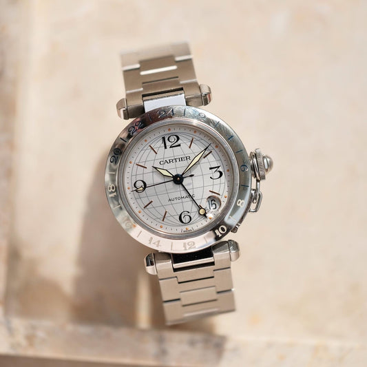 1990’s Pasha C GMT Ref 2377, Pumpkin Patina dial!