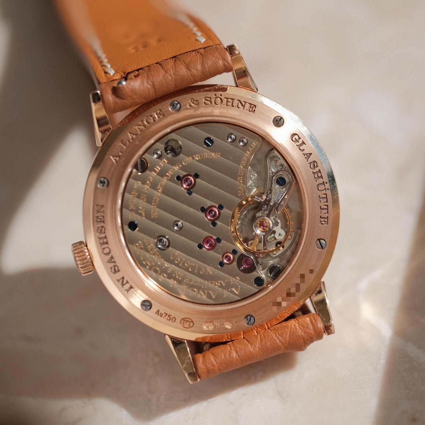 2018 Saxonia 35mm 18k Rose Gold, Box & Papers.