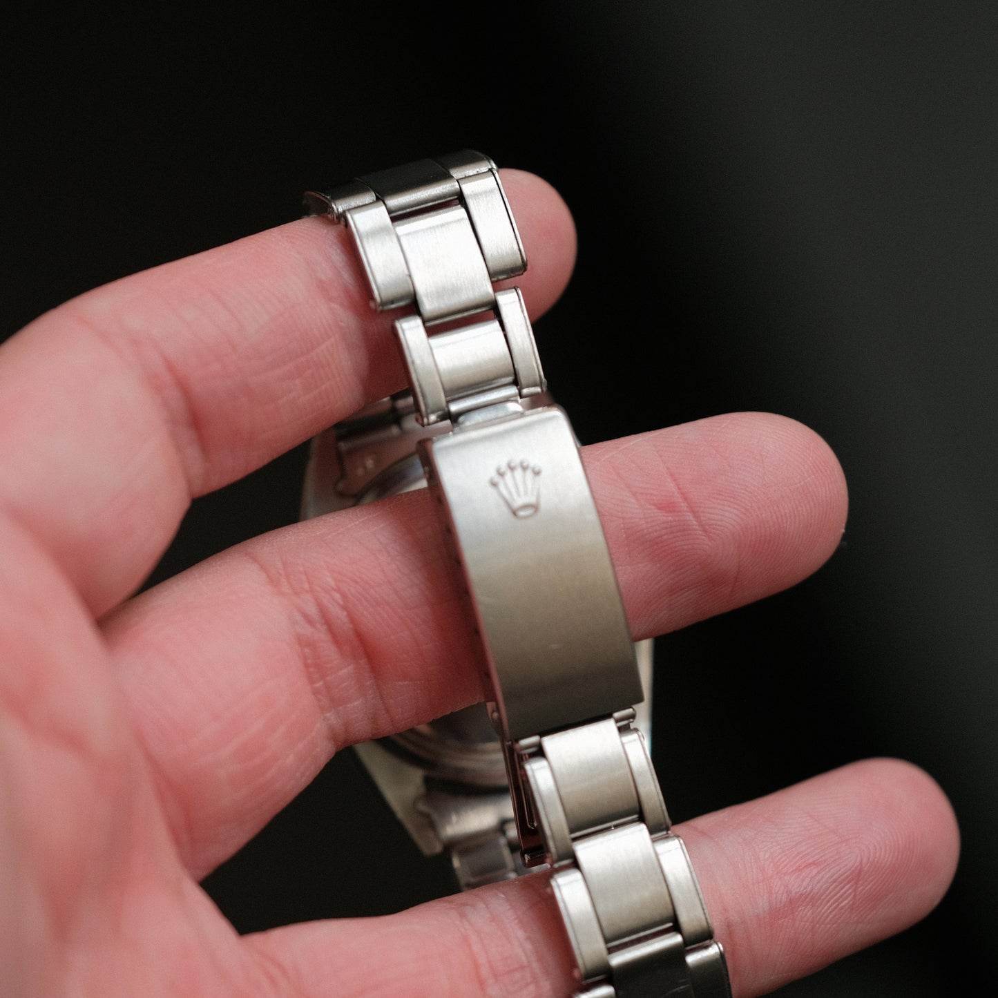 1970 Oyster Perpetual 34 ‘linen dial’ ref 6427, Box & Papers.