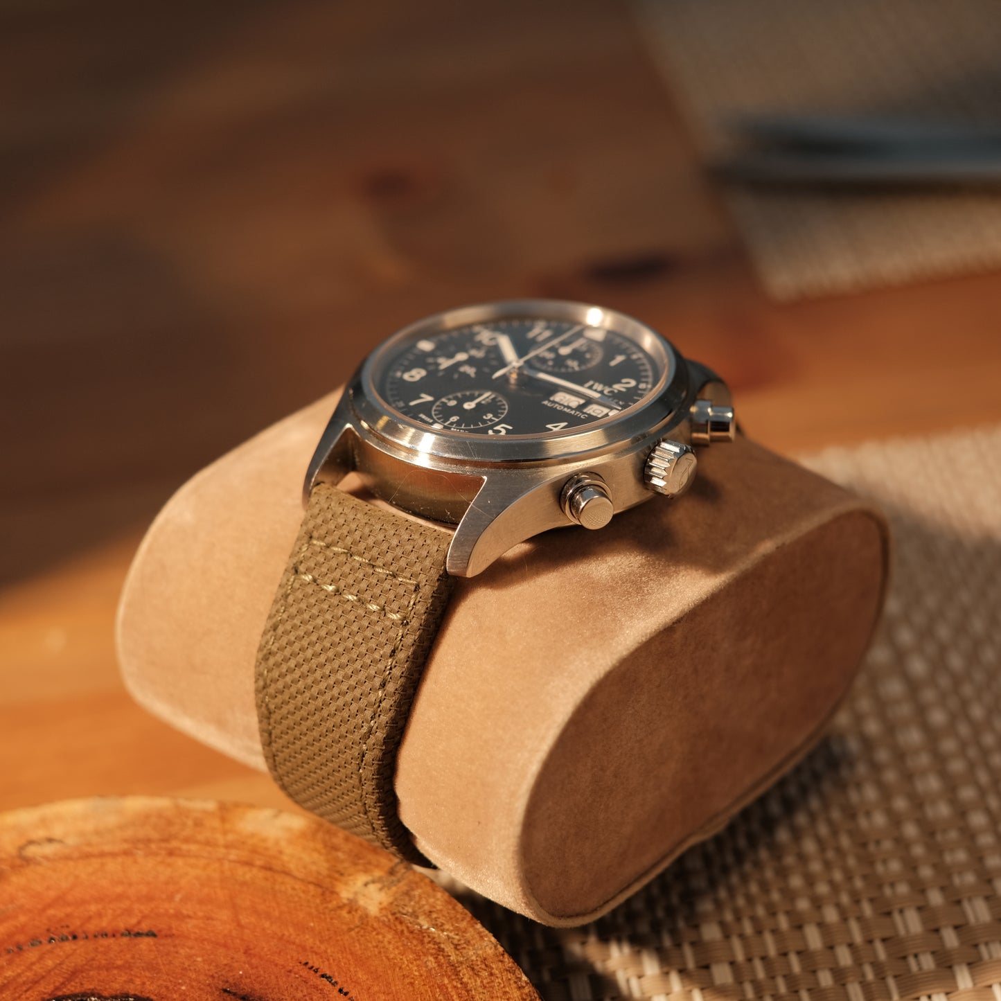 Circa 2000's Pilot’s FliegerChronograph 3706 Italian Market, ref IW370602 with Box.