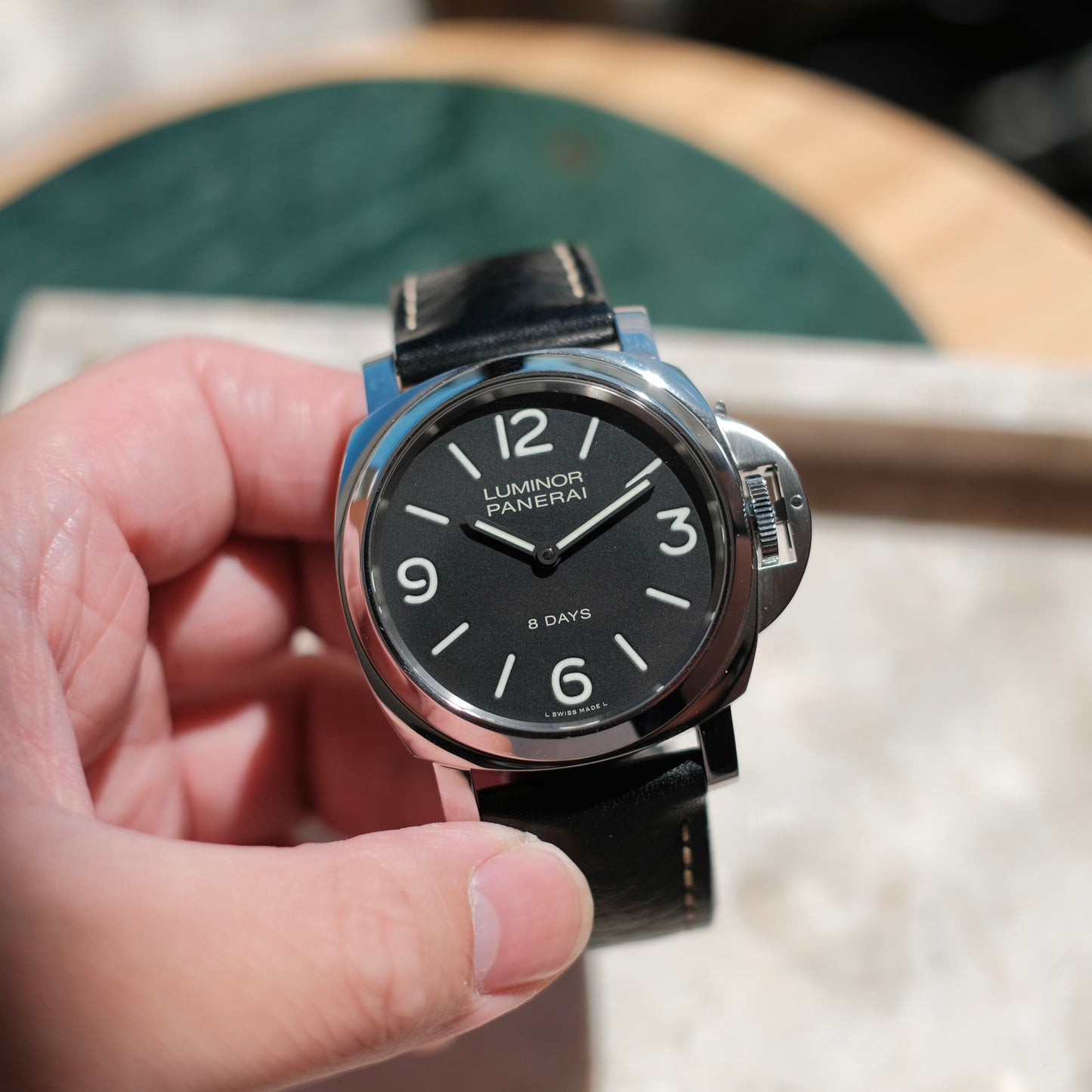 2018 Luminor Base 8 Days Ref PAM00560, Box & Papers.