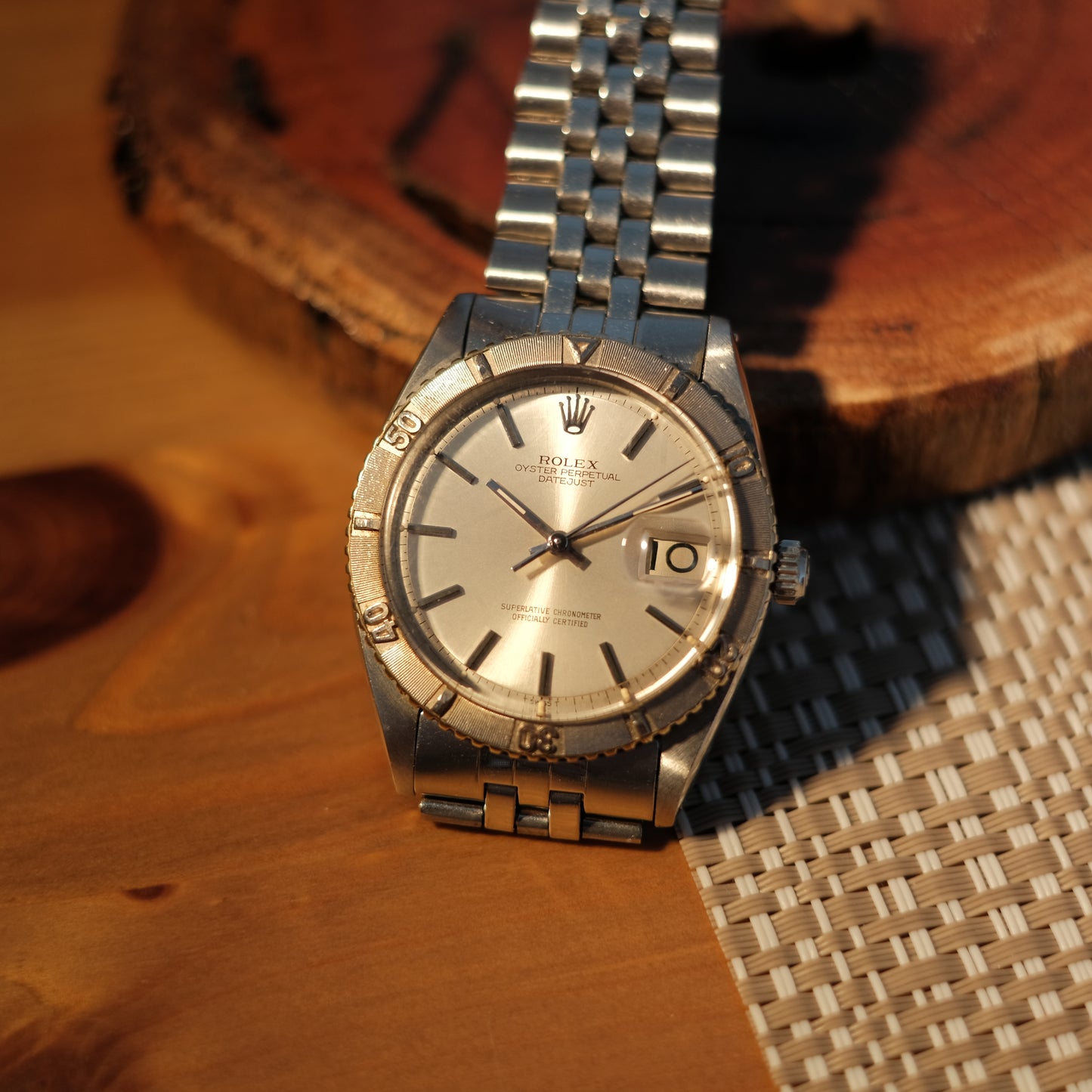 1962 Datejust 36 Thunderbird/ Turn-o-Graph 18k White Gold & Steel, Watch only