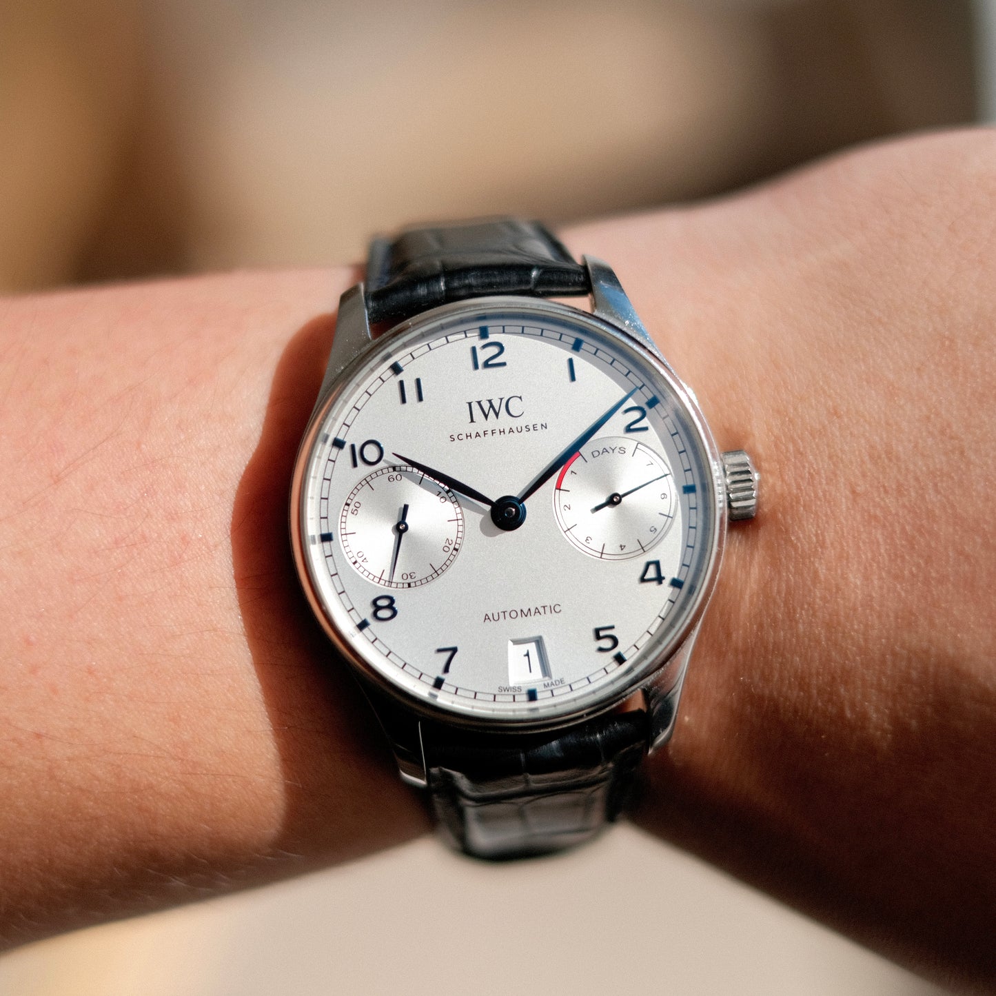 Portugieser 7 Days Silver Automatic, IW500705 Full Set