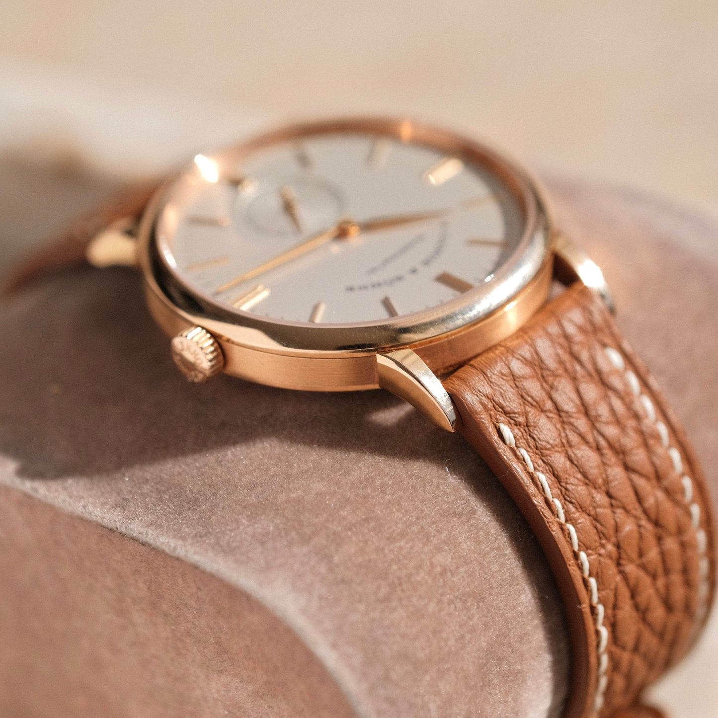 2018 Saxonia 35mm 18k Rose Gold, Box & Papers.