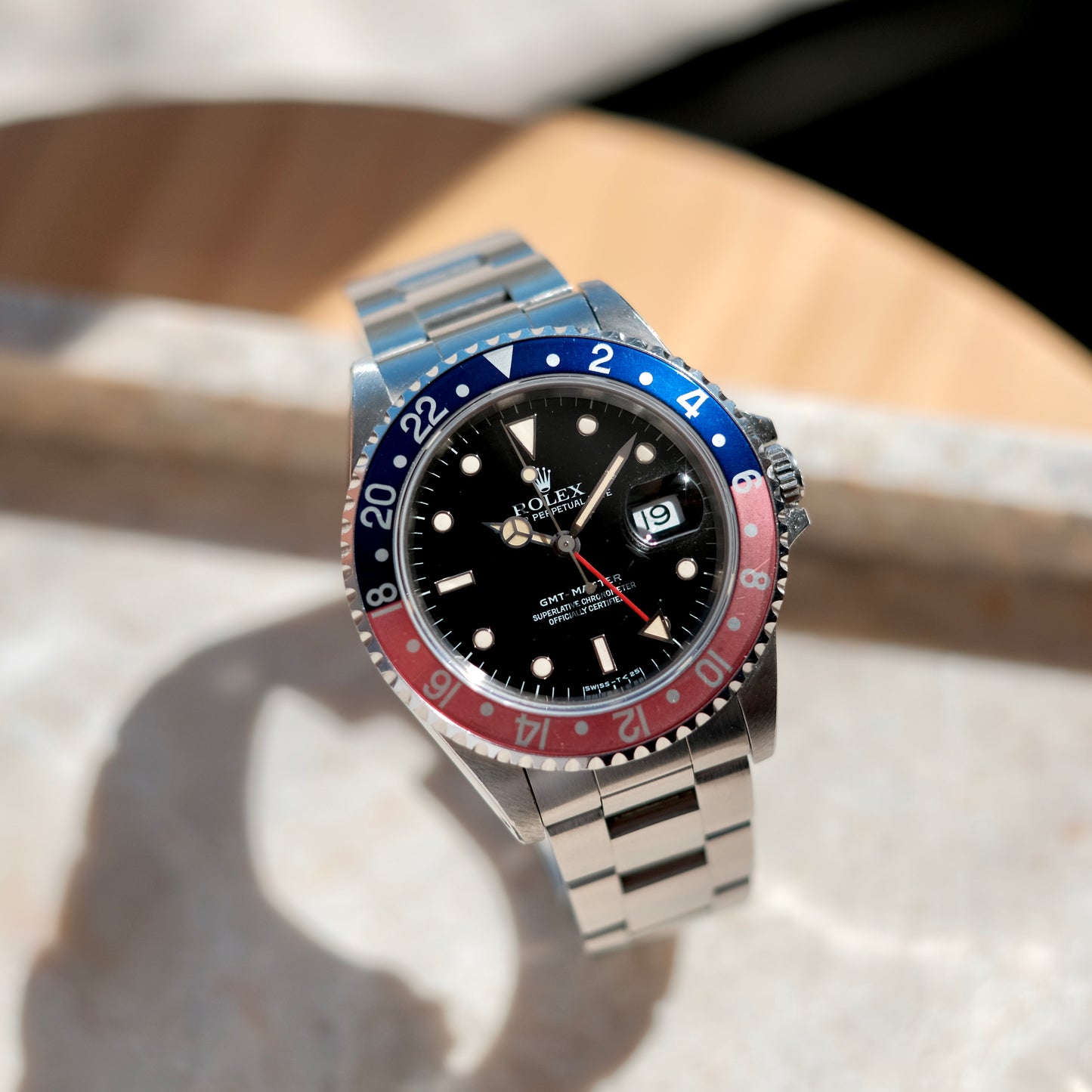 1995 Gmt-Master 16700 Pink Flamingo Creamy Patina, Watch Only.