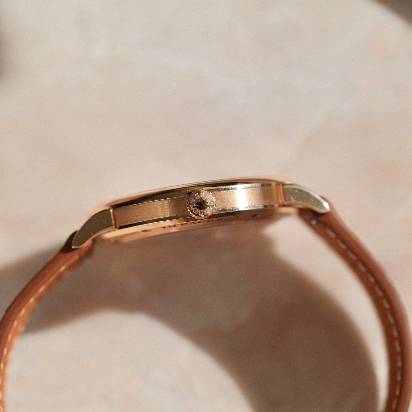 2018 Saxonia 35mm 18k Rose Gold, Box & Papers.