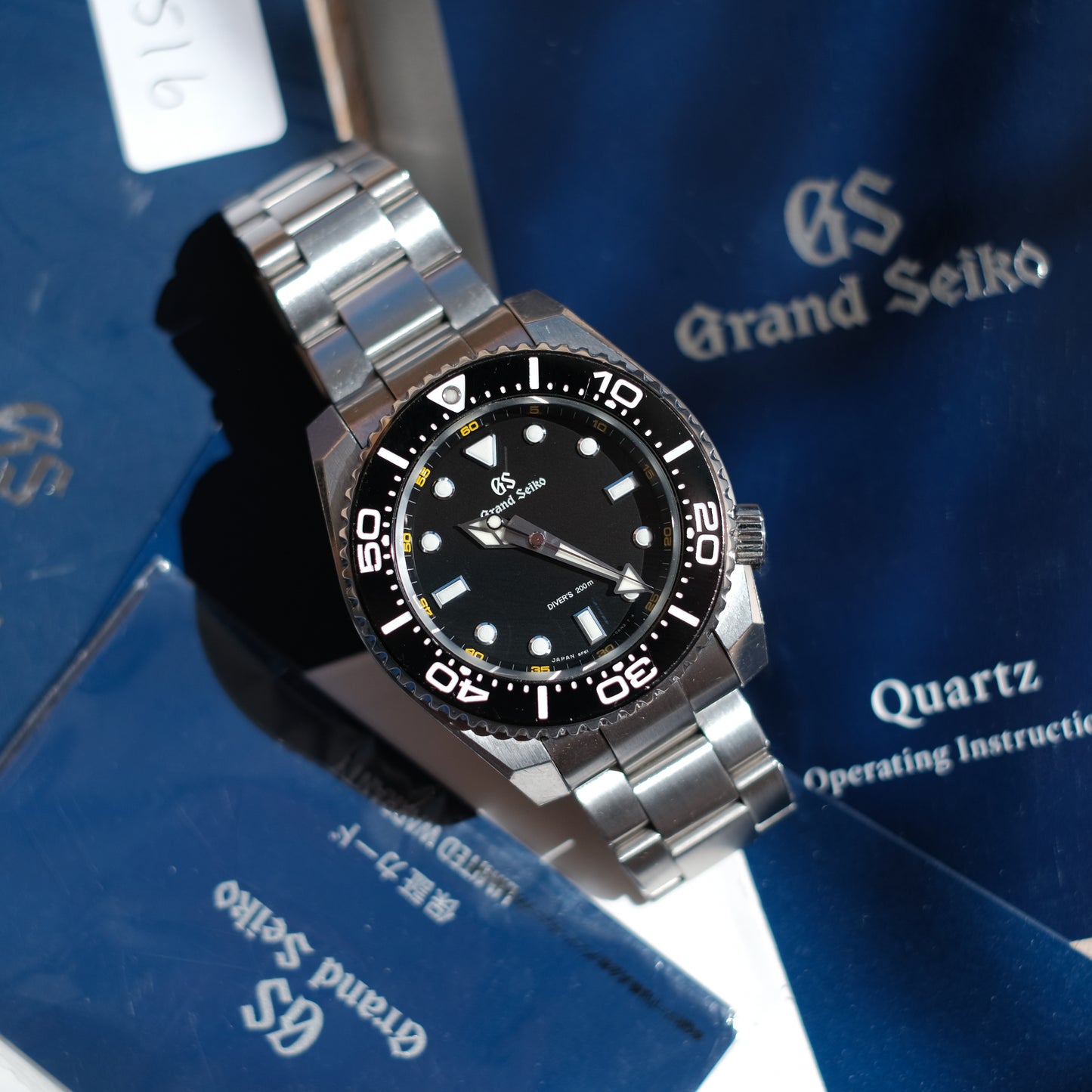 2019 Sports collection diver ref SBGX335, with Booklets & papers.