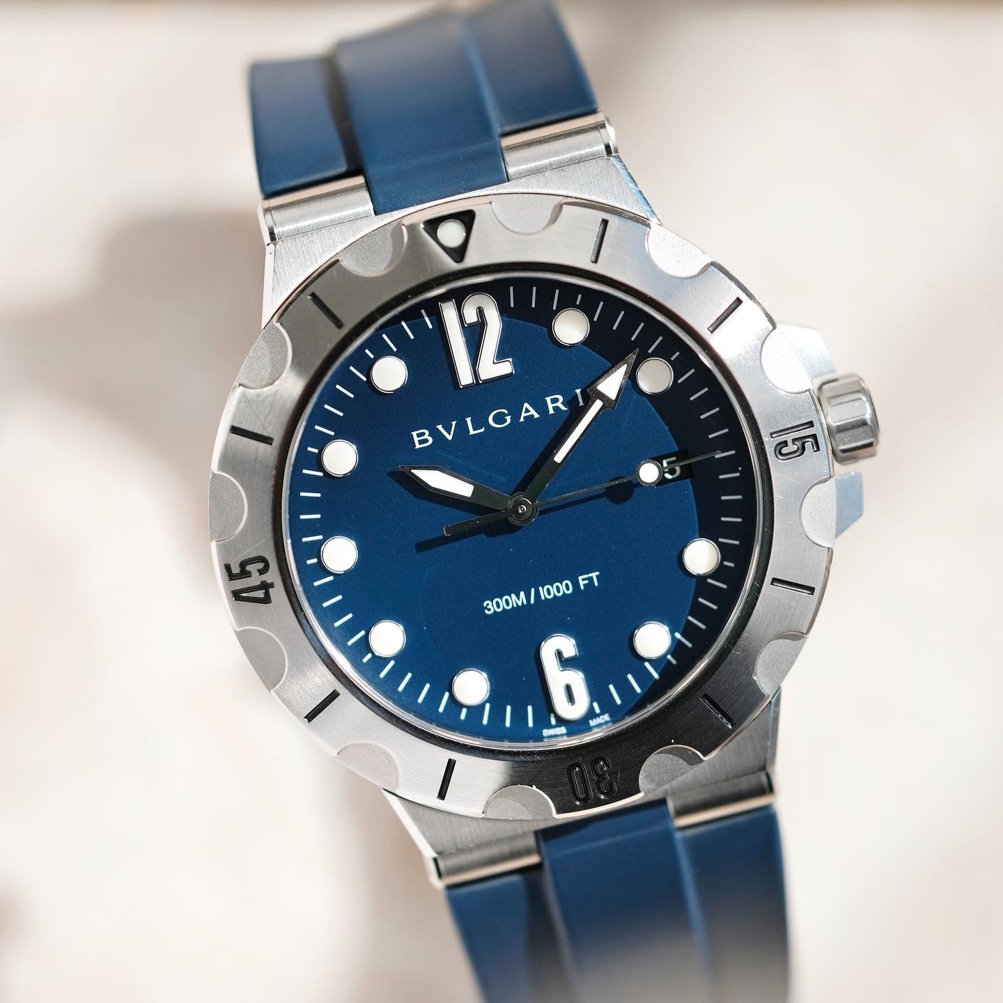 2018 Diagono Scuba Blue, Ref DP 41 S SD - Box & Papers.